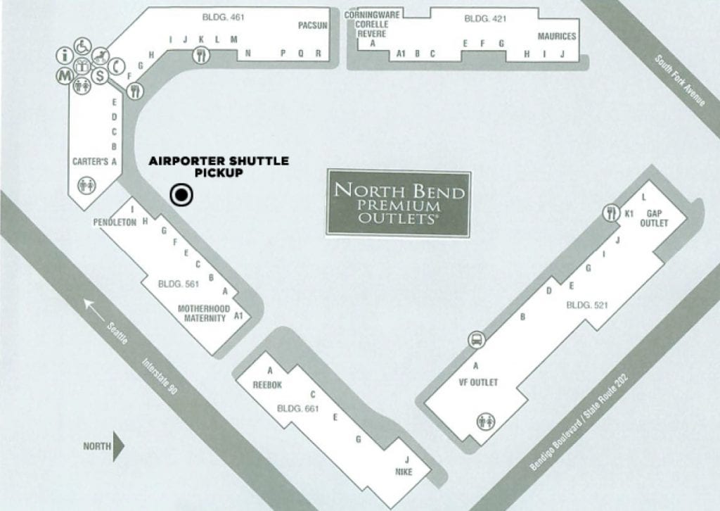 North Bend Map